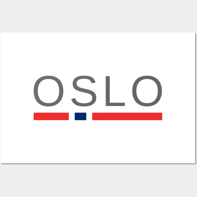 Oslo Norway Wall Art by tshirtsnorway